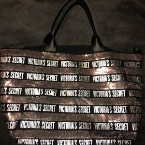Sparkly Victoria’s Secret tote bag